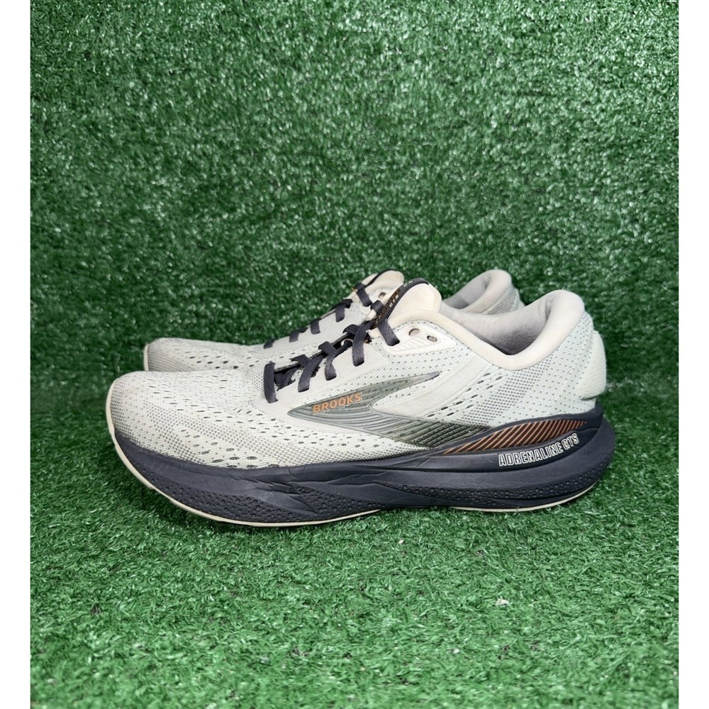 Brooks Womens Size 8 Adrenaline GTS 24 Grey Running Shoes Comfort Gym Sneakers - Picture 4 of 11